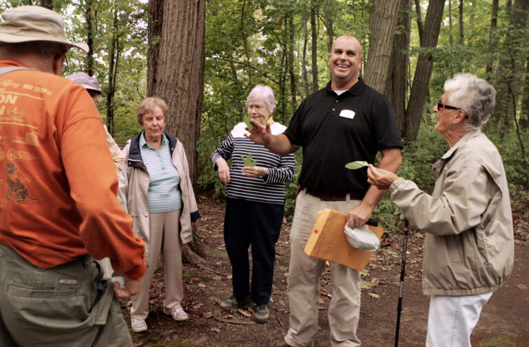 tour through arboretum