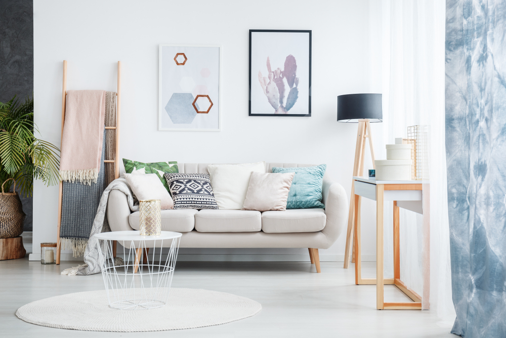 A small apartment with contemporary design